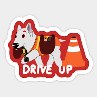 Drive Up! Sticker